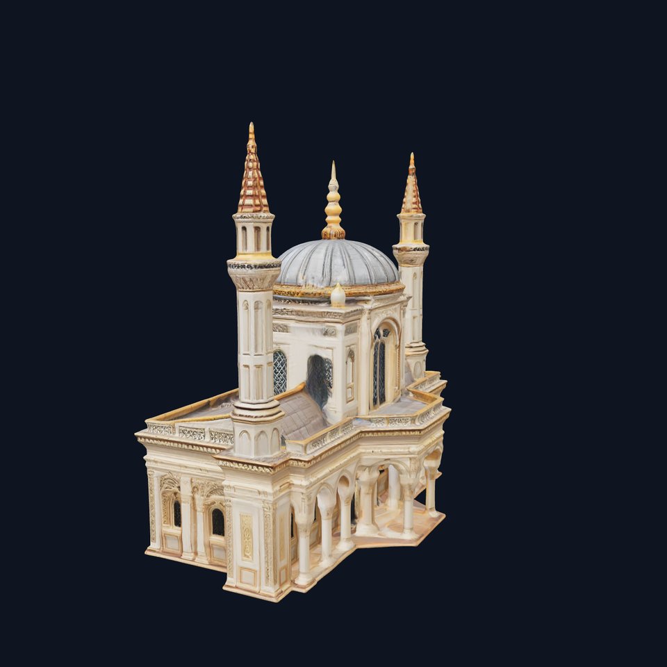 Ornate Mosque Architecture model pack